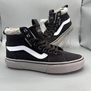 Vans Filmore Hi Vansguard Shoes Womens 6 Brown Suede Lined Winter Sneakers